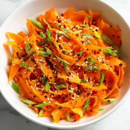 asian raw carrot salad