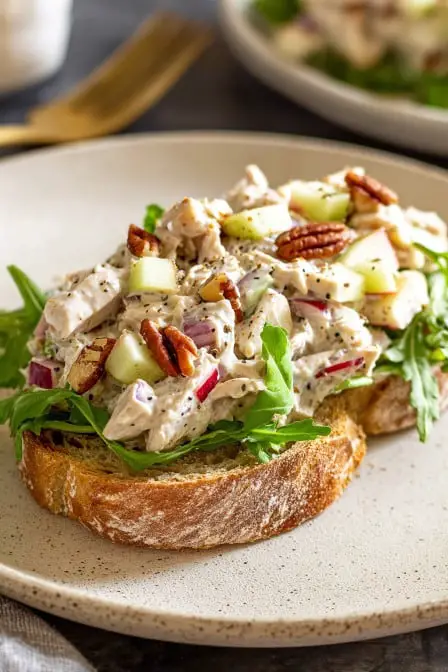 chicken salad with apples and walnuts