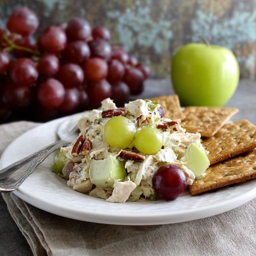 Chicken Salad with Grapes and Apples