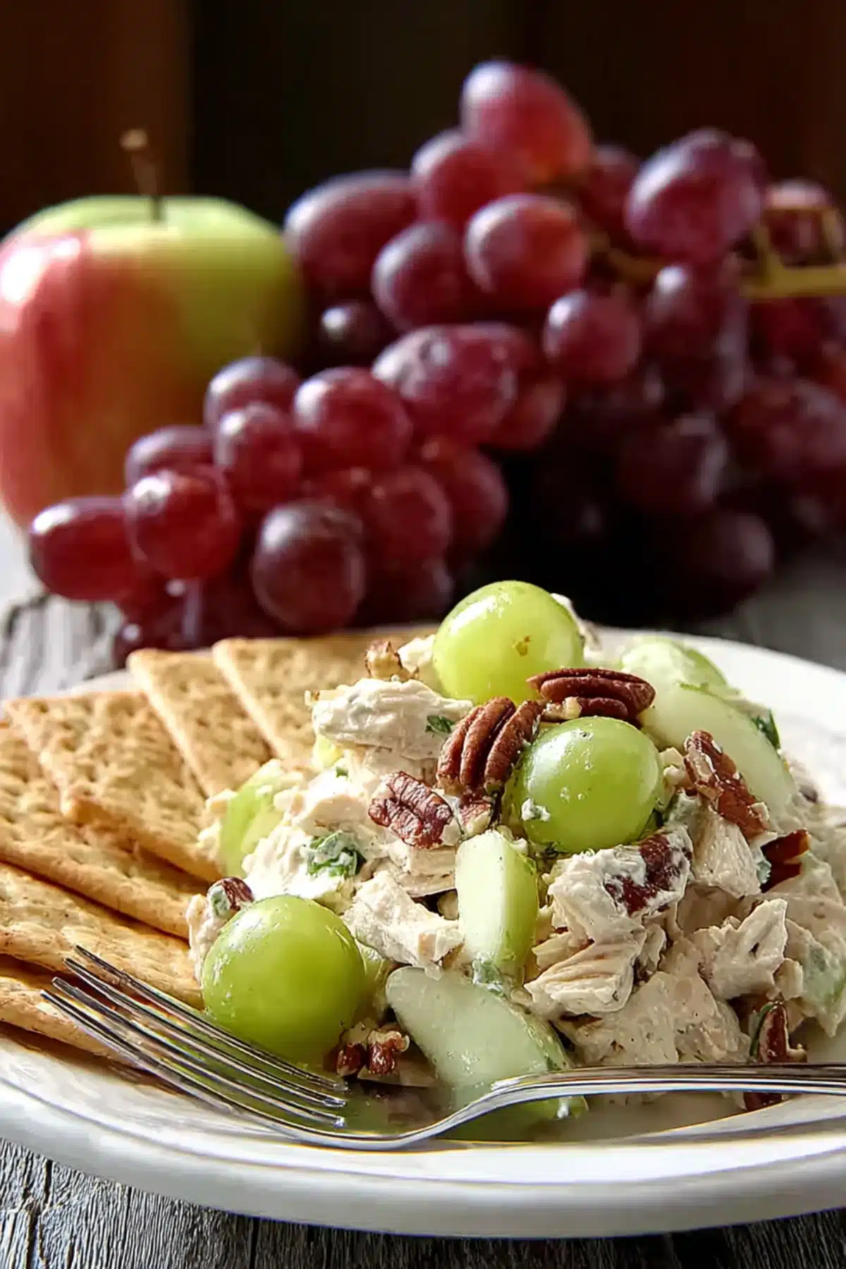 Chicken Salad with Grapes and Apples