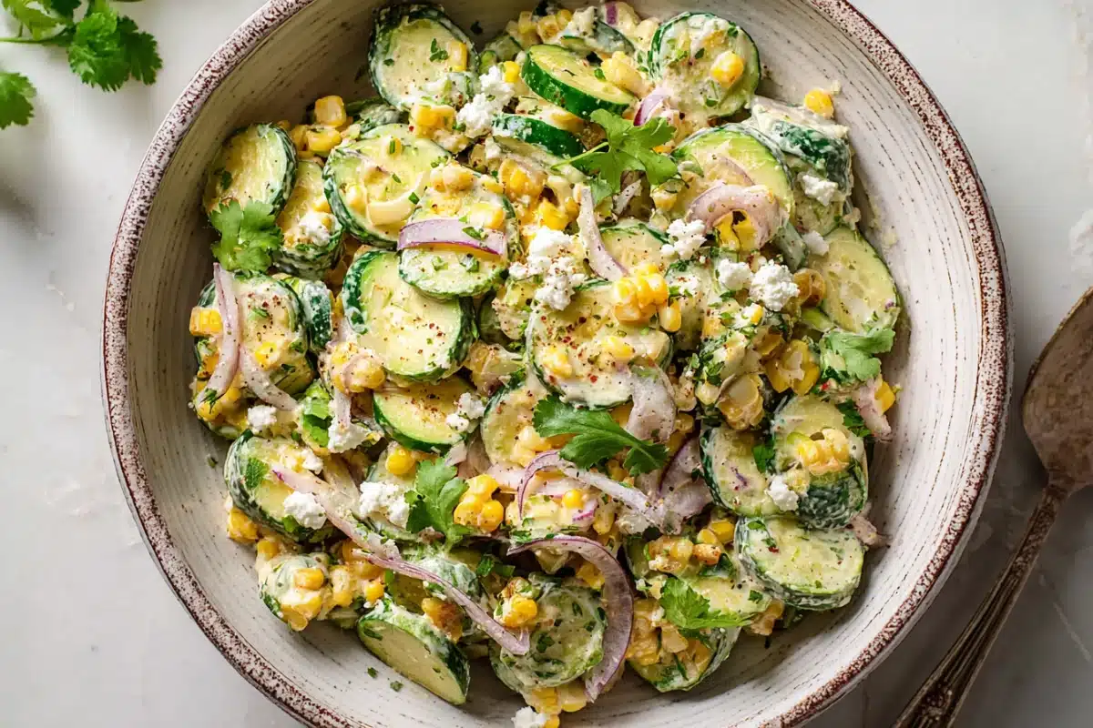 Mexican cucumber salad