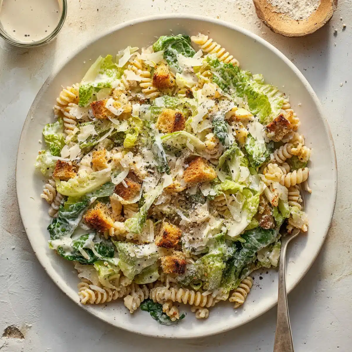 caesar pasta salad