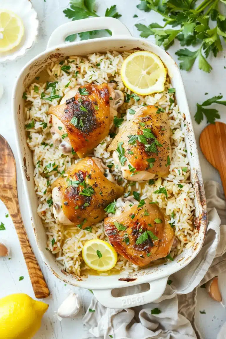 Chicken Thighs and Rice