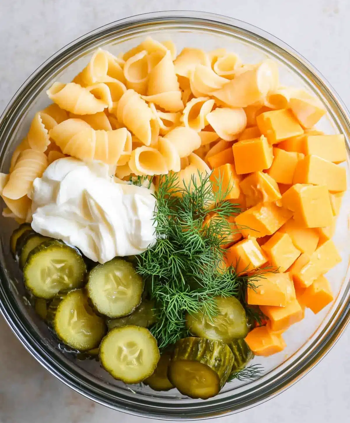 dill pickle pasta salad recipe