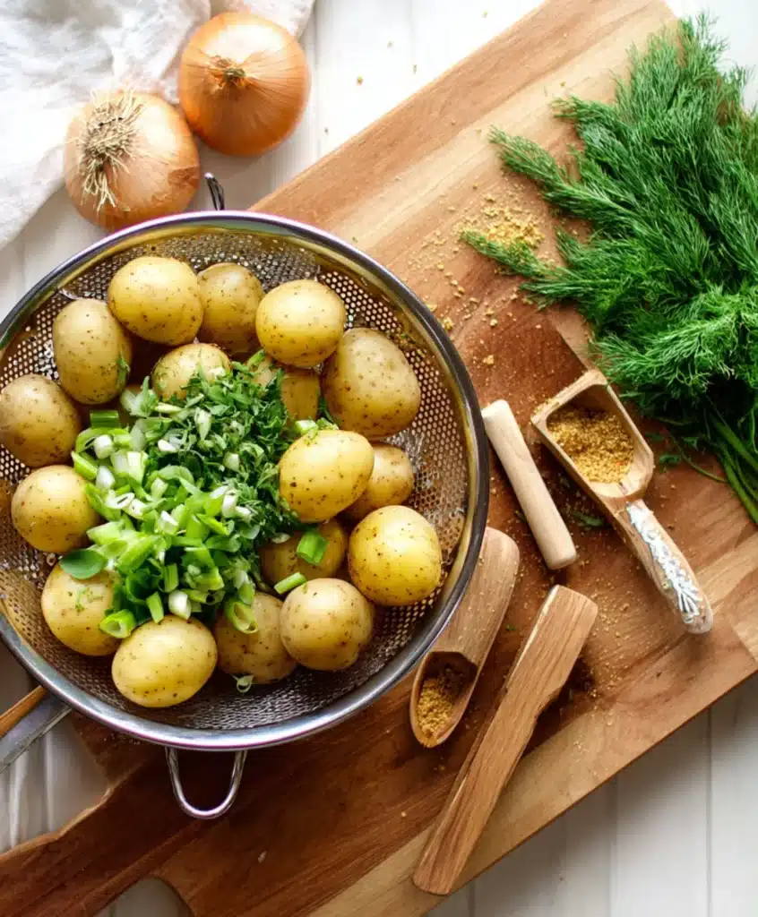 ina garten french potato salad -ingredients