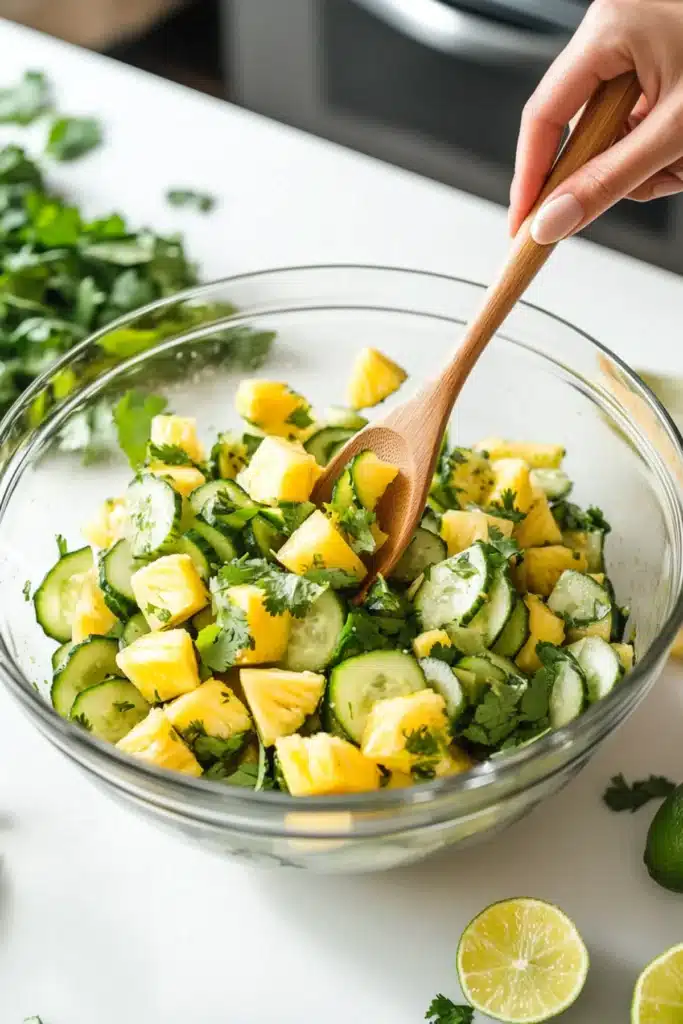 Pineapple Cucumber Salad