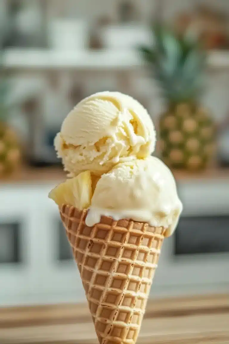 pineapple ice cream recipe