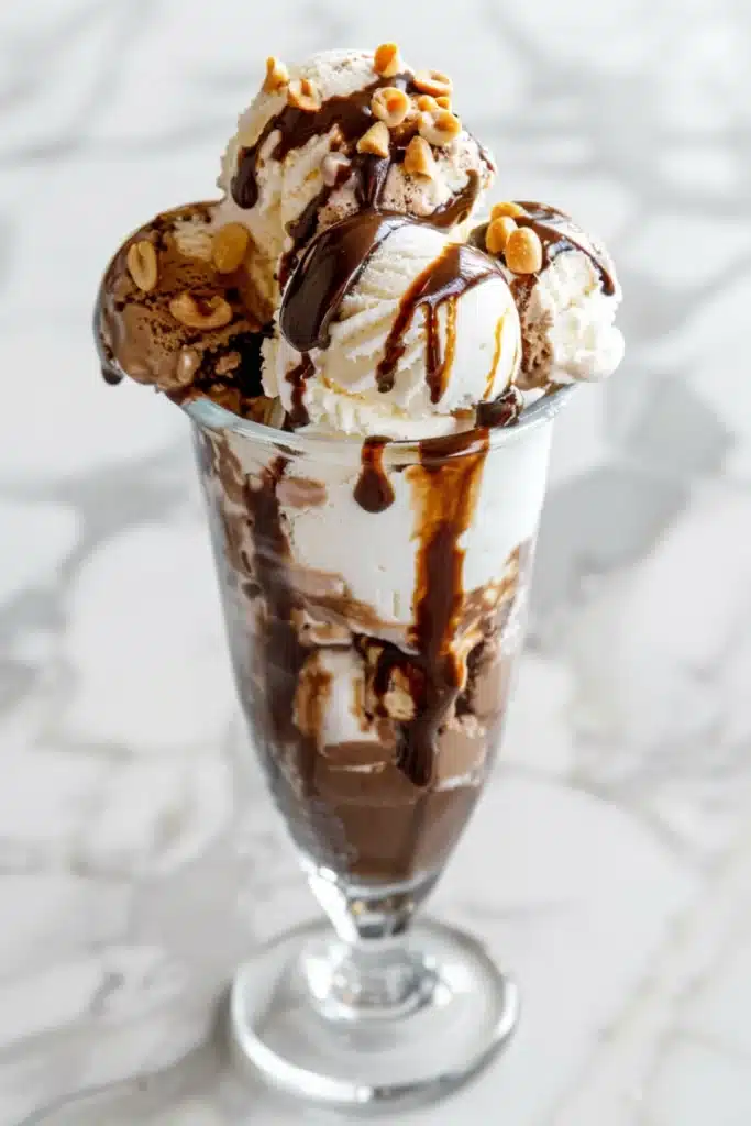 tin roof sundae ice cream