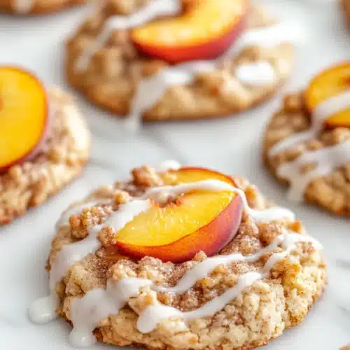 Tasty Peach Cobbler Cookies