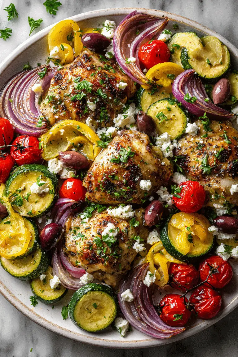 Greek Sheet Pan Chicken