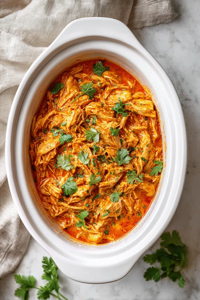 Crockpot Buffalo Chicken
