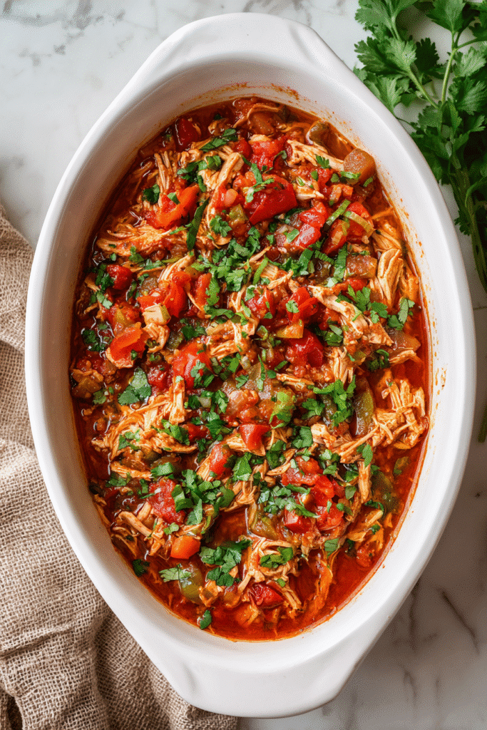 Crockpot Salsa Chicken