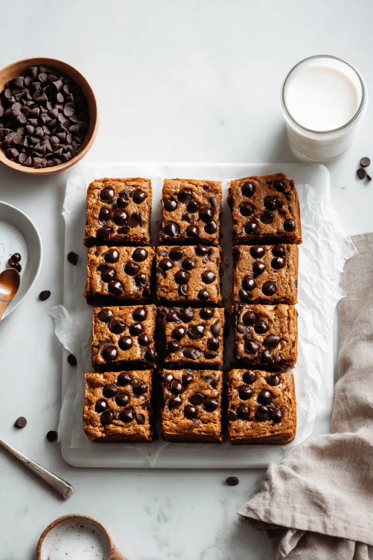 Chocolate Chip Zucchini Bars