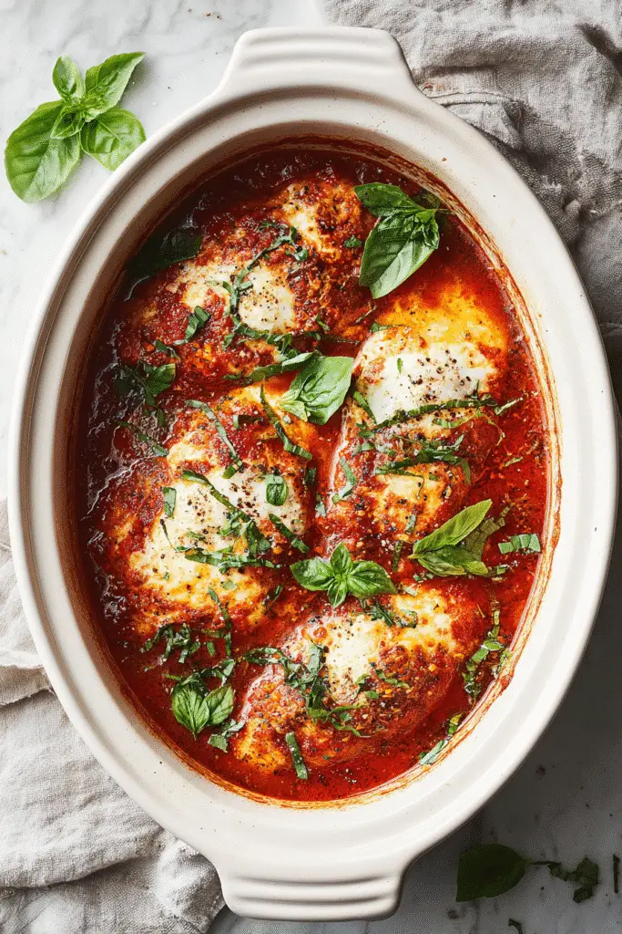 Crockpot Chicken Parmesan