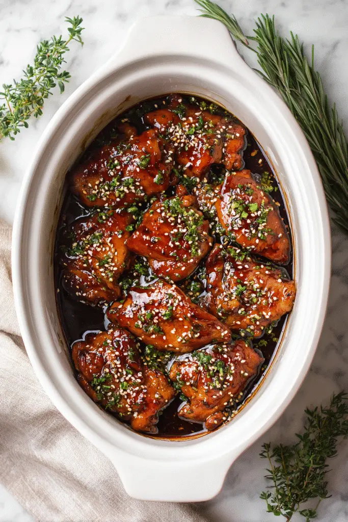 Crockpot Teriyaki Chicken