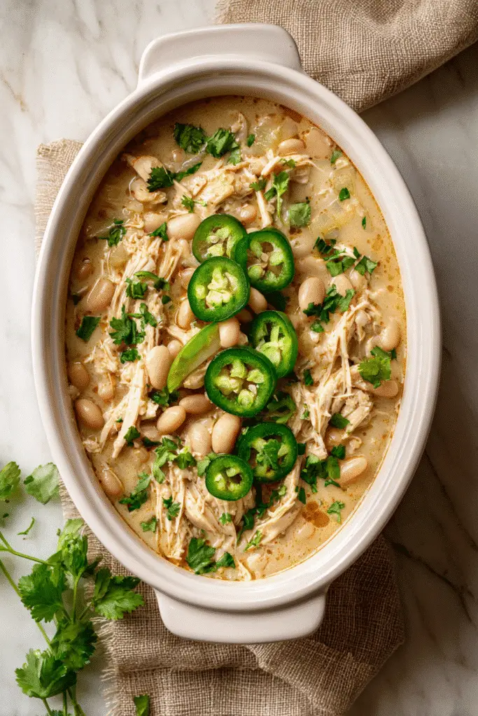 Crockpot White Chicken Chili
