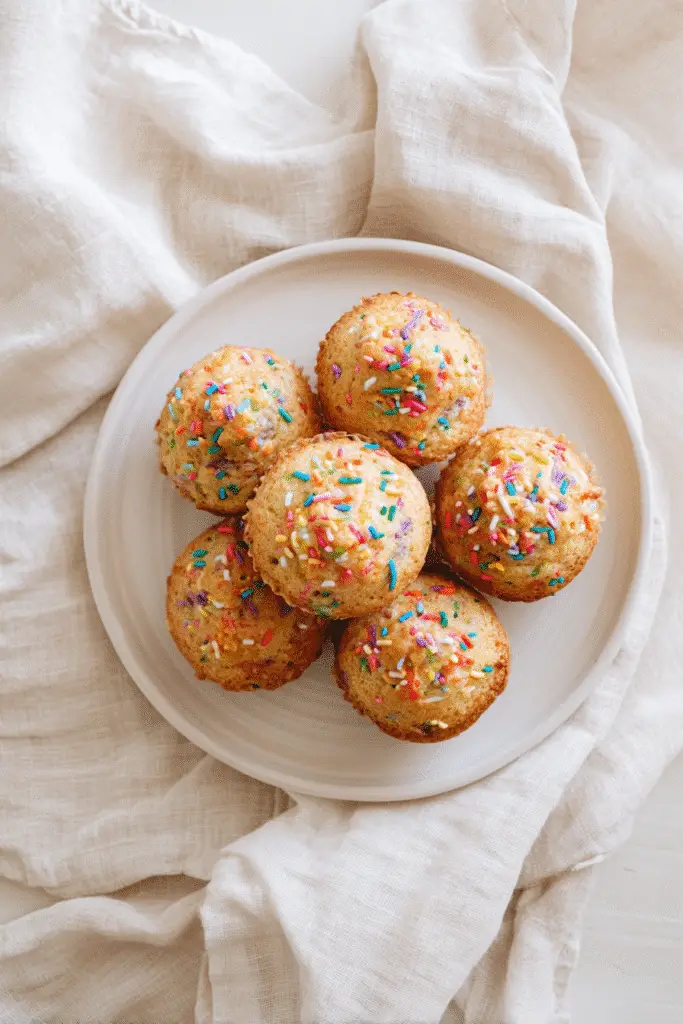 Mini Funfetti Muffins