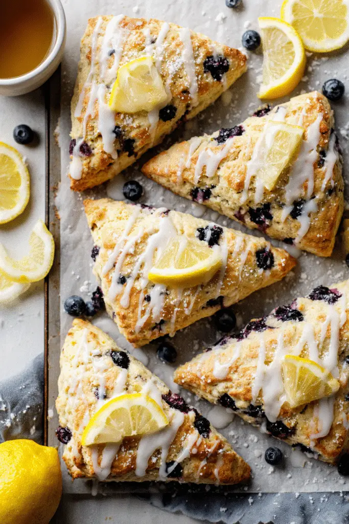 Lemon Blueberry Scones