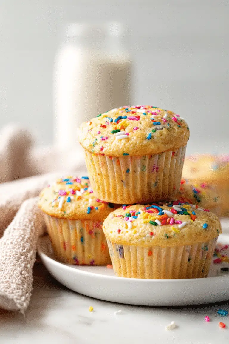 Mini Funfetti Muffins