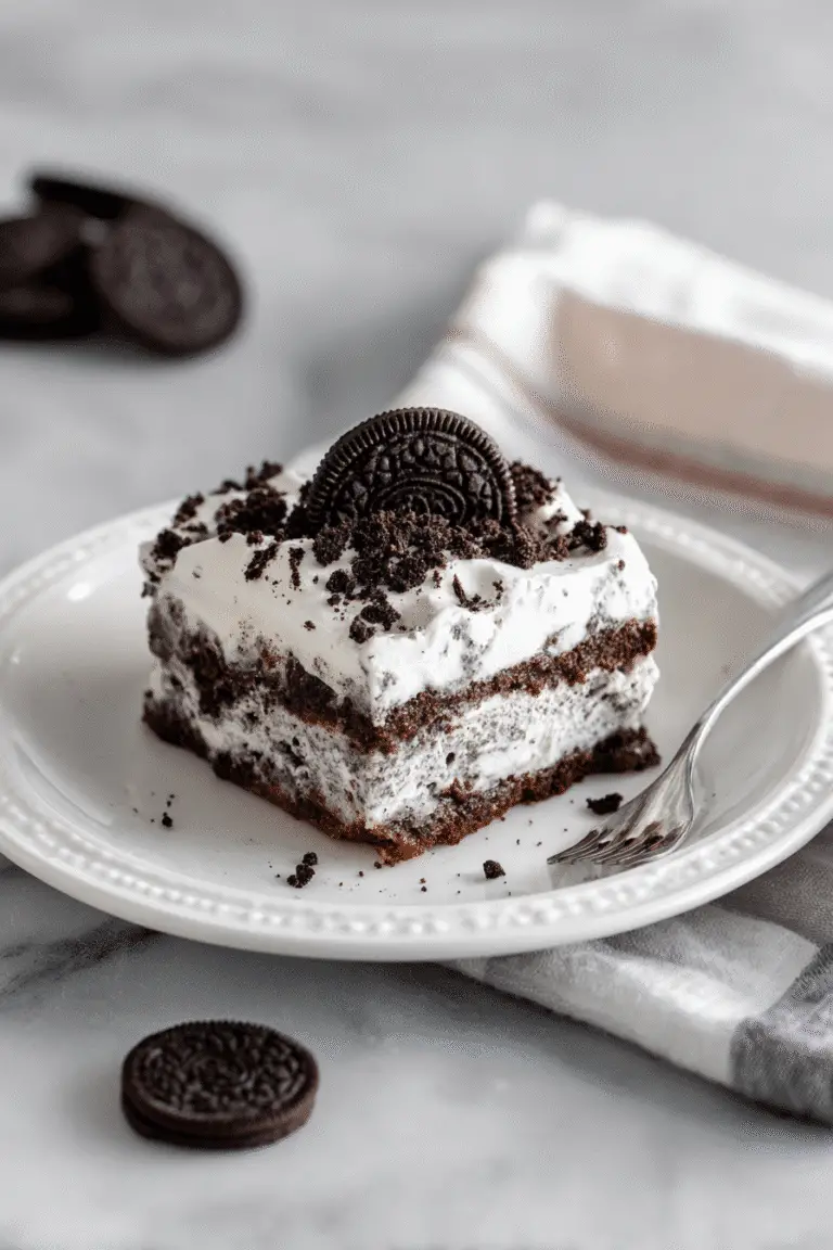 Oreo Poke Cake
