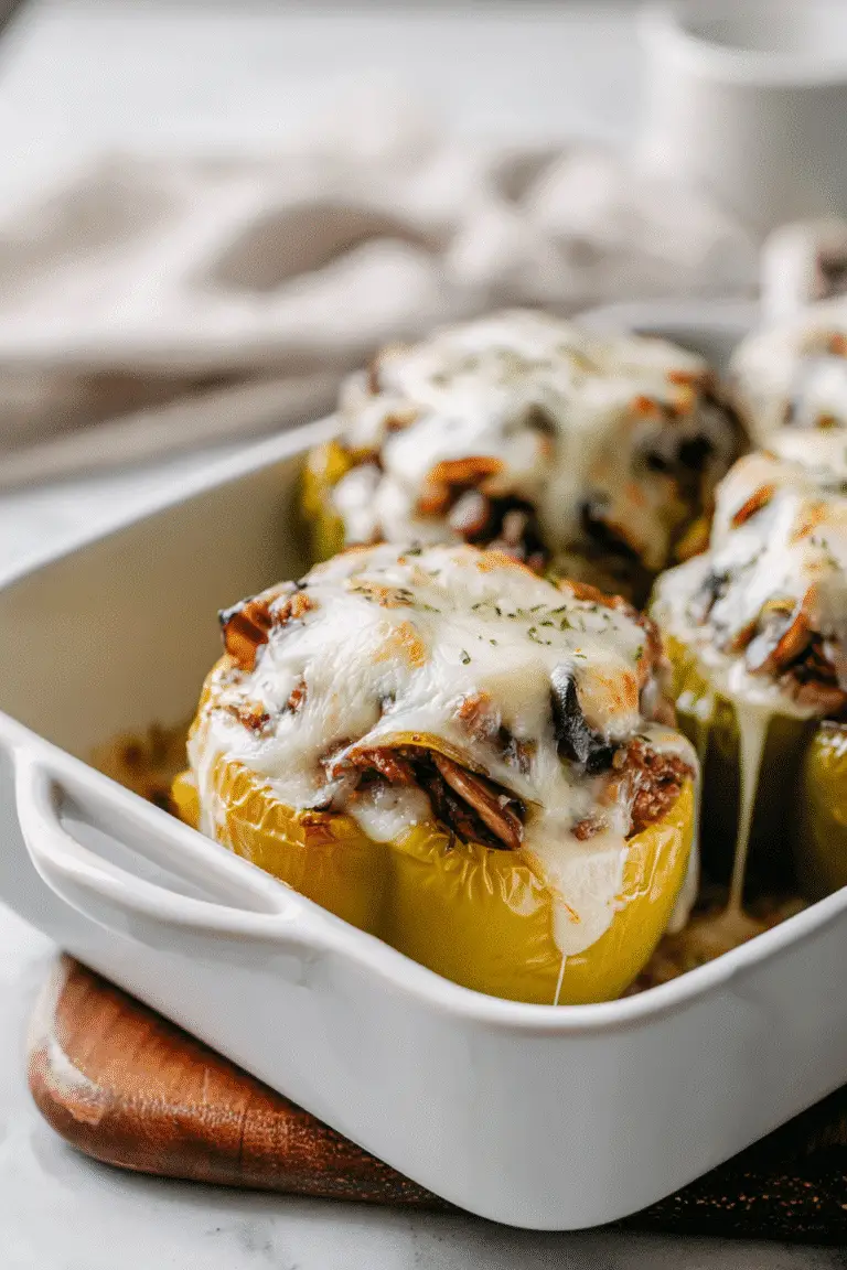 Philly Cheesesteak Stuffed Peppers