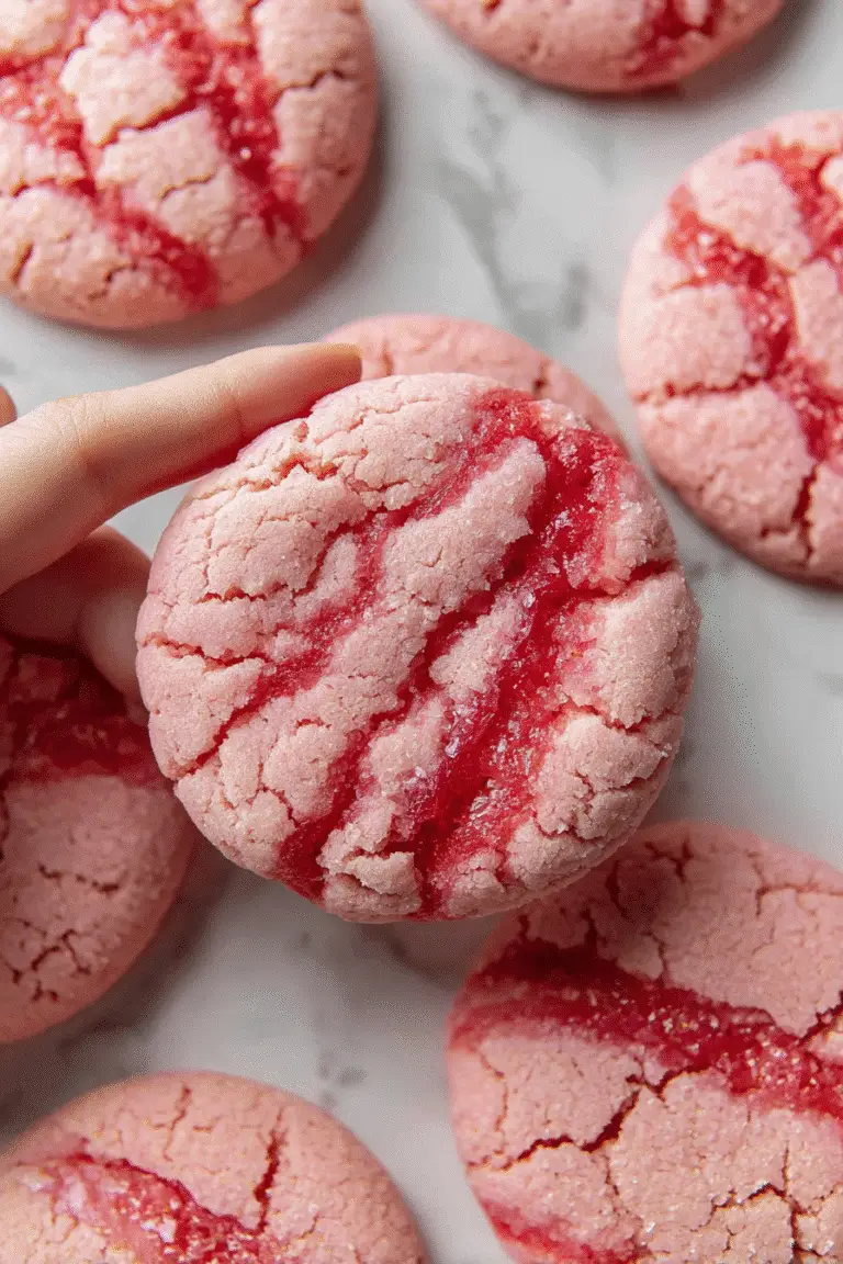 Strawberry Sugar Cookies