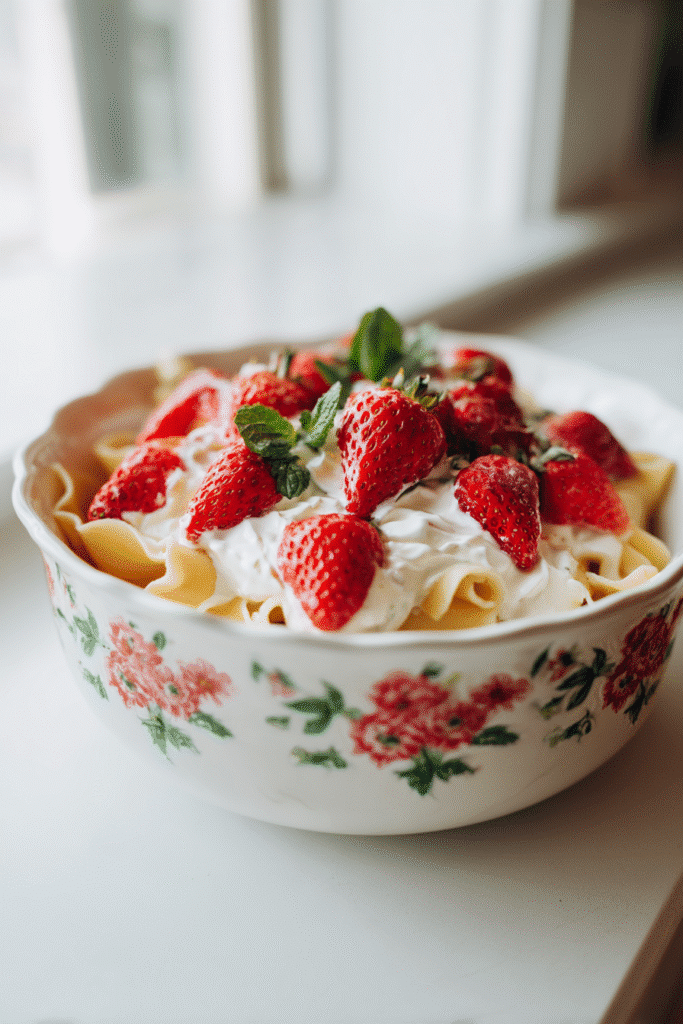 Makaron z Truskawkami