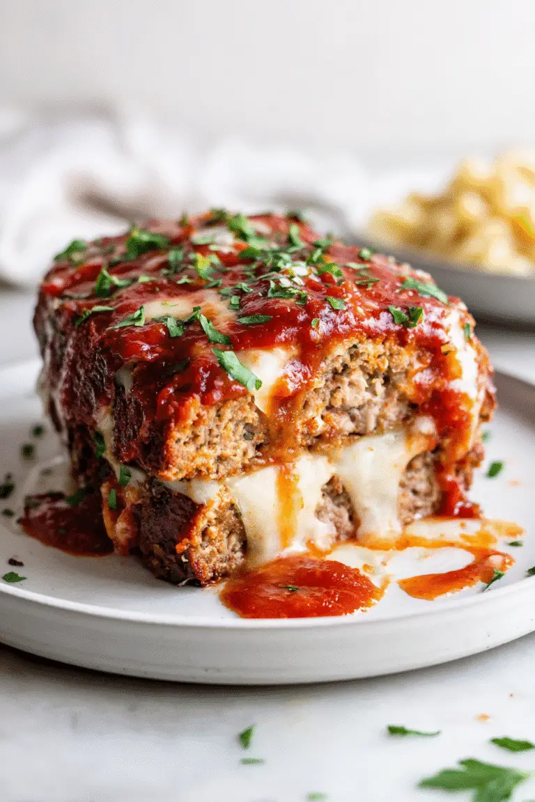 Stuffed Italian Meatloaf