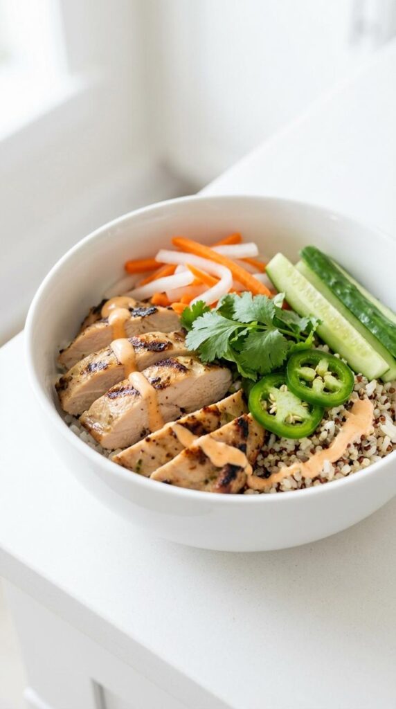 Chicken Banh Mi Meal Prep Bowls